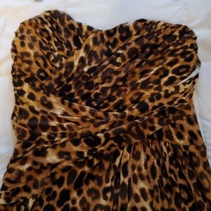 Express cheetah dress